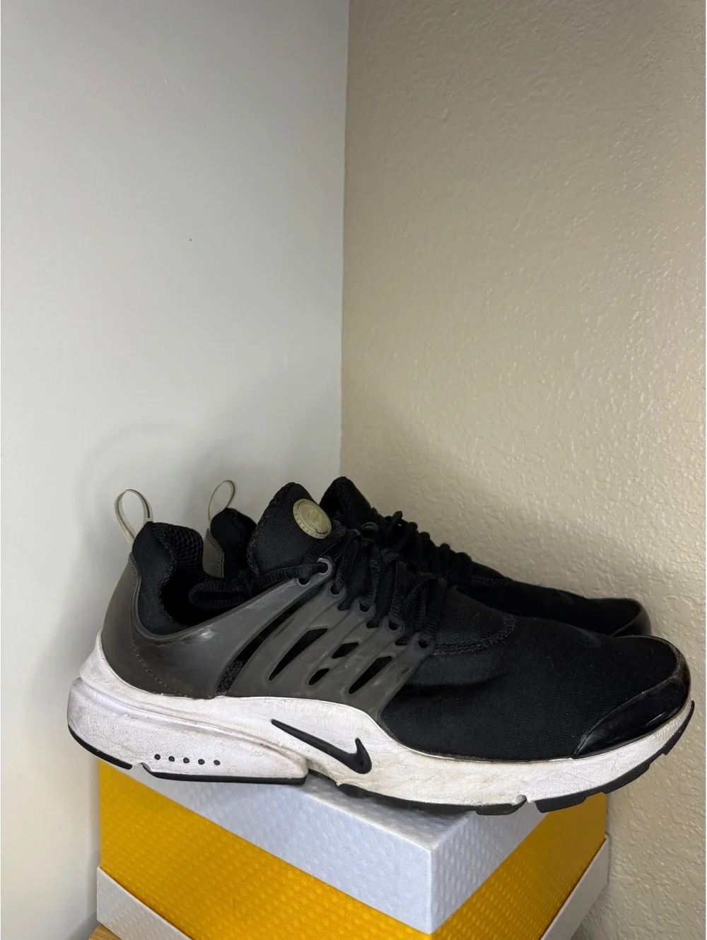 Nike Air Presto Triple Black Running Shoes Men’s Size 11 Preowned Sneakers